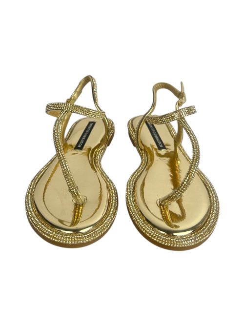 sandalo donna strass oro Twenty Fourhaitch | TORIMBIAORO